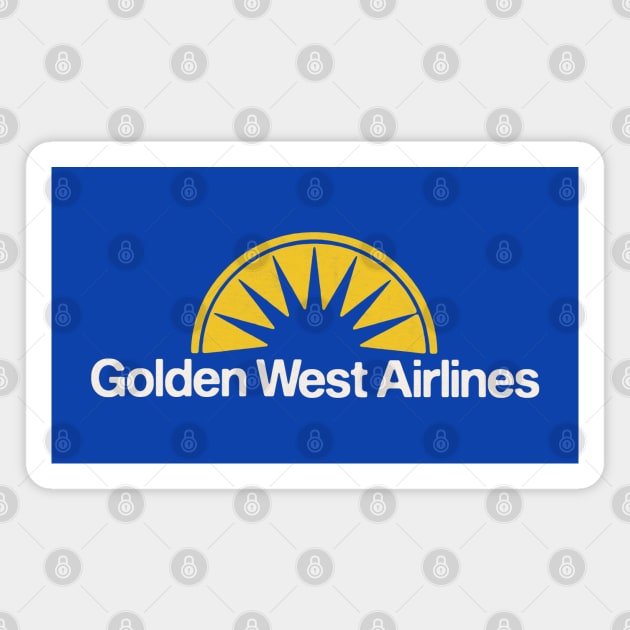 Golden West Airlines Magnet by Turboglyde